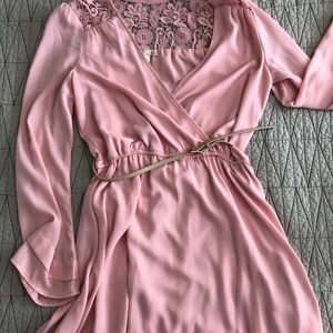 Pink Lace Dress